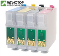 Перезаправляемый картридж Hi-Black (HB-T1281) для Epson S22/SX425, Bk, пустой, с чипом купить в новосибирске. adutor.ru