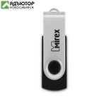 Флэш накопитель Mirex 64GB USB 2.0 Swivel, черный (13600-FMURUS64) купить в новосибирске. adutor.ru