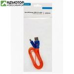 Кабель USB - micro USB Glossar M4 Smile  (orange) 31297 купить в новосибирске. adutor.ru