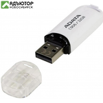 Флеш накопитель A-Data 32Gb Classic C906, USB 2.0 White (AC906-32G-RWH) купить в новосибирске. adutor.ru