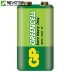 Батарейка GP 6F22S S Green (крона солевая) (10) (500)1604GLF-S1 купить в новосибирске. adutor.ru